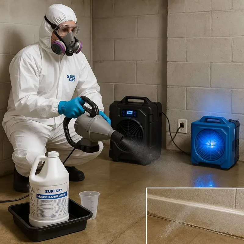 Sanitization and Odor Removal process in Massena, NY