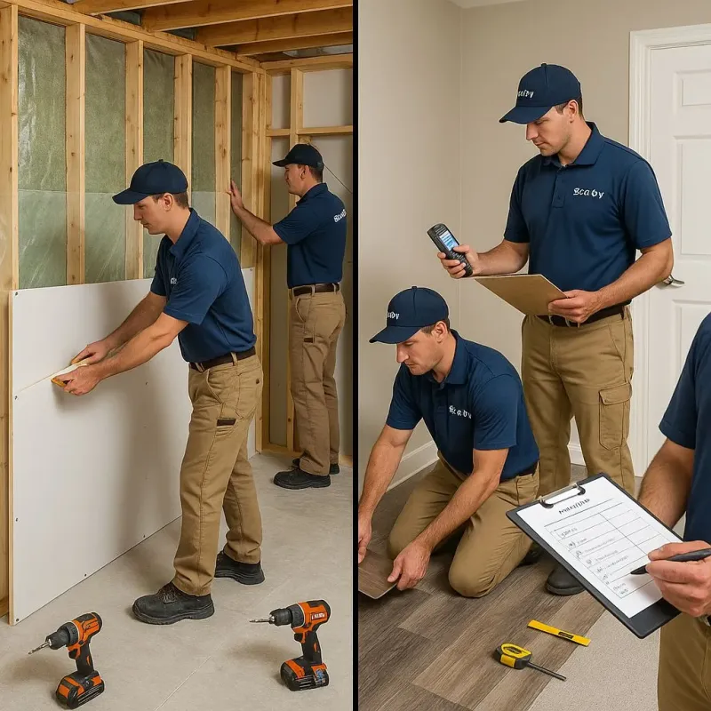 Repairs and Reconstruction process in Massena, NY